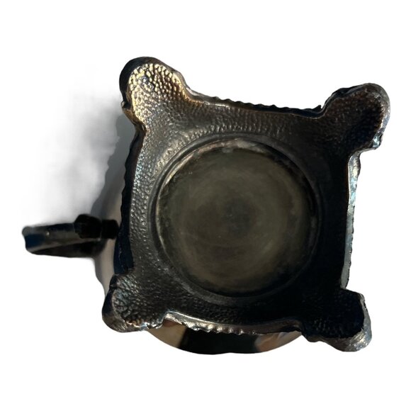 Vintage Silverplate Creamer & Sugar Bowl Set – Wm. A Rogers Sugar, Ornate Footed - Picture 6 of 9